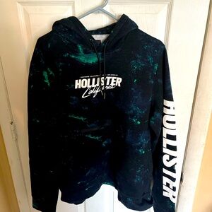 hollister hoodie tye dye men